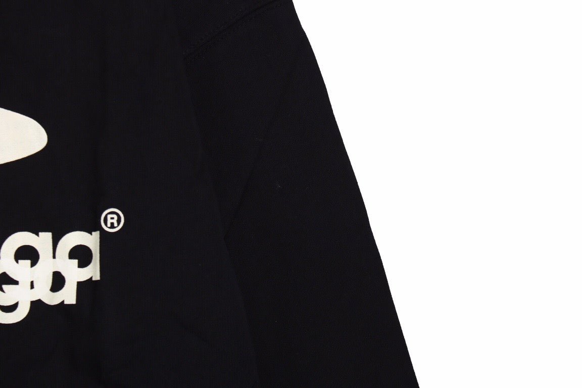 BALENCIAGA GRAPHIC LOGO HOODIE BLACK - detail - replica sneakers