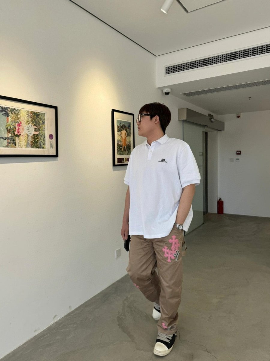 Balenciaga Classic Logo Polo Shirt - logo - replica sneakers