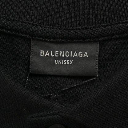Balenciaga Classic Logo Polo Shirt (Black) - outsole - replica sneakers