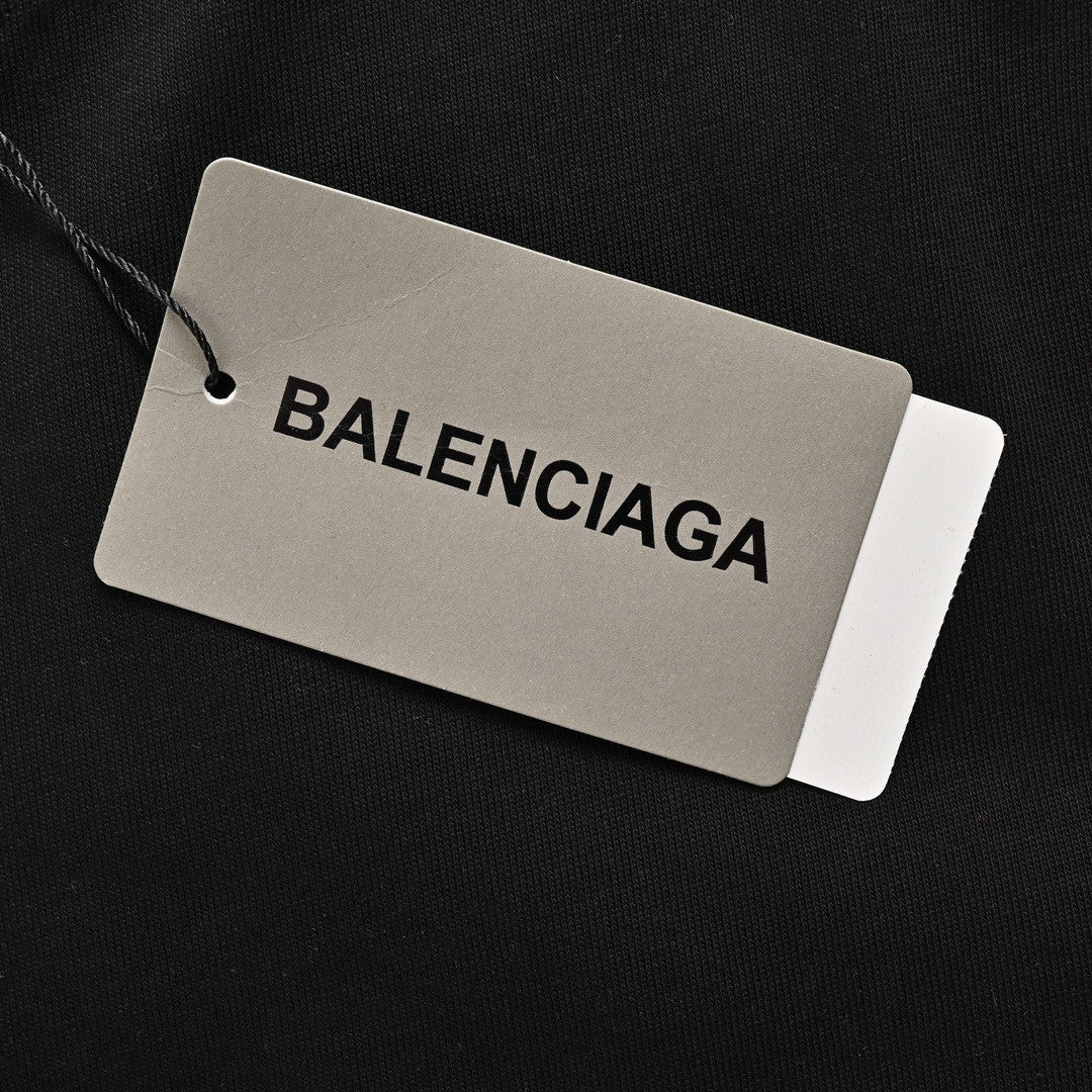 Balenciaga Crystal Logo T-Shirt in Black - insole - replica sneakers