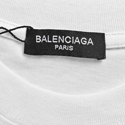 Balenciaga Crystal Logo T-Shirt in White - outsole - replica sneakers