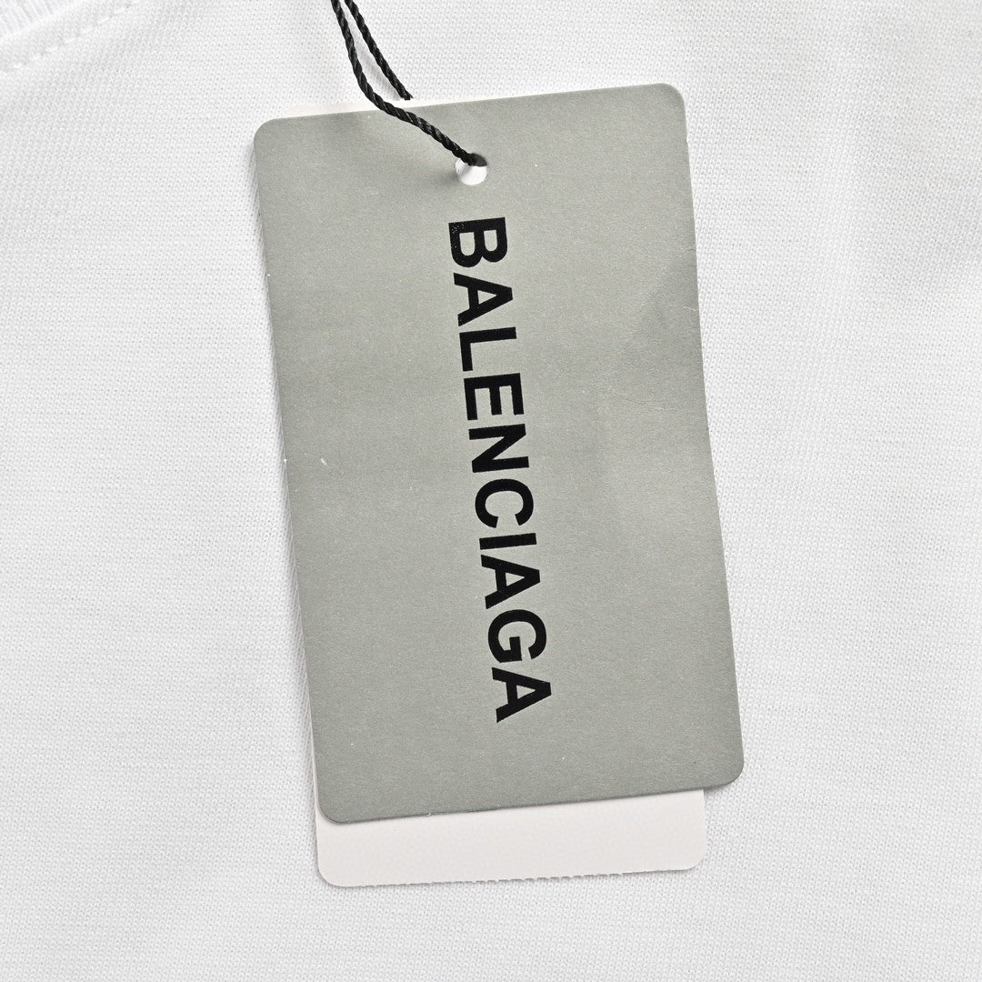 Balenciaga Crystal Logo T-Shirt in White - insole - replica sneakers