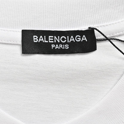 Balenciaga Crystal Logo T-Shirt in White - outsole - replica sneakers