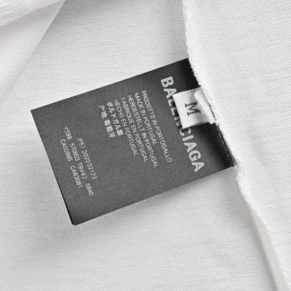 Balenciaga Crystal Logo T-Shirt in White - box - replica sneakers