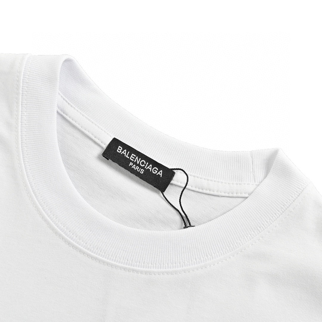 Balenciaga Distorted Logo T-Shirt - box - replica sneakers