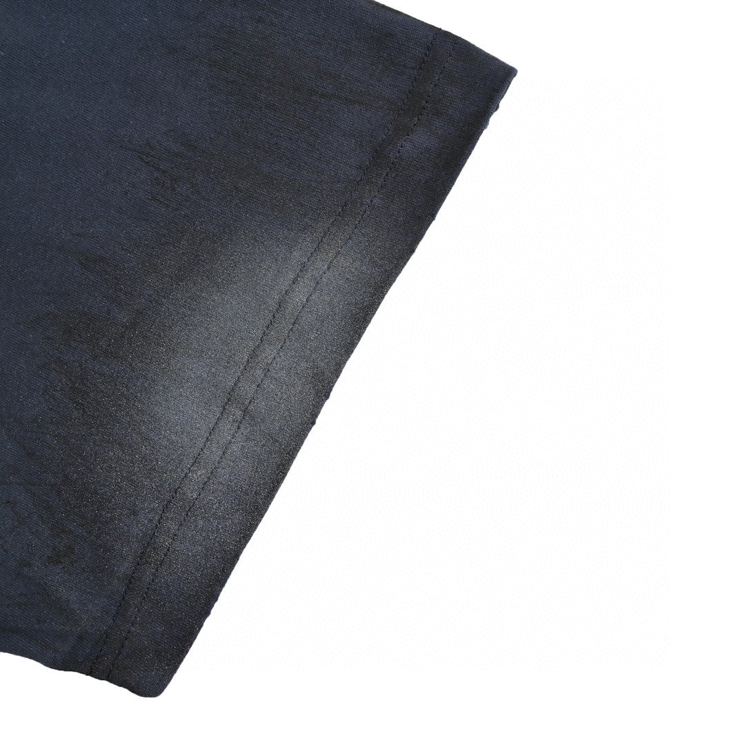 Balenciaga Distressed Logo T-Shirt - close up - replica sneakers