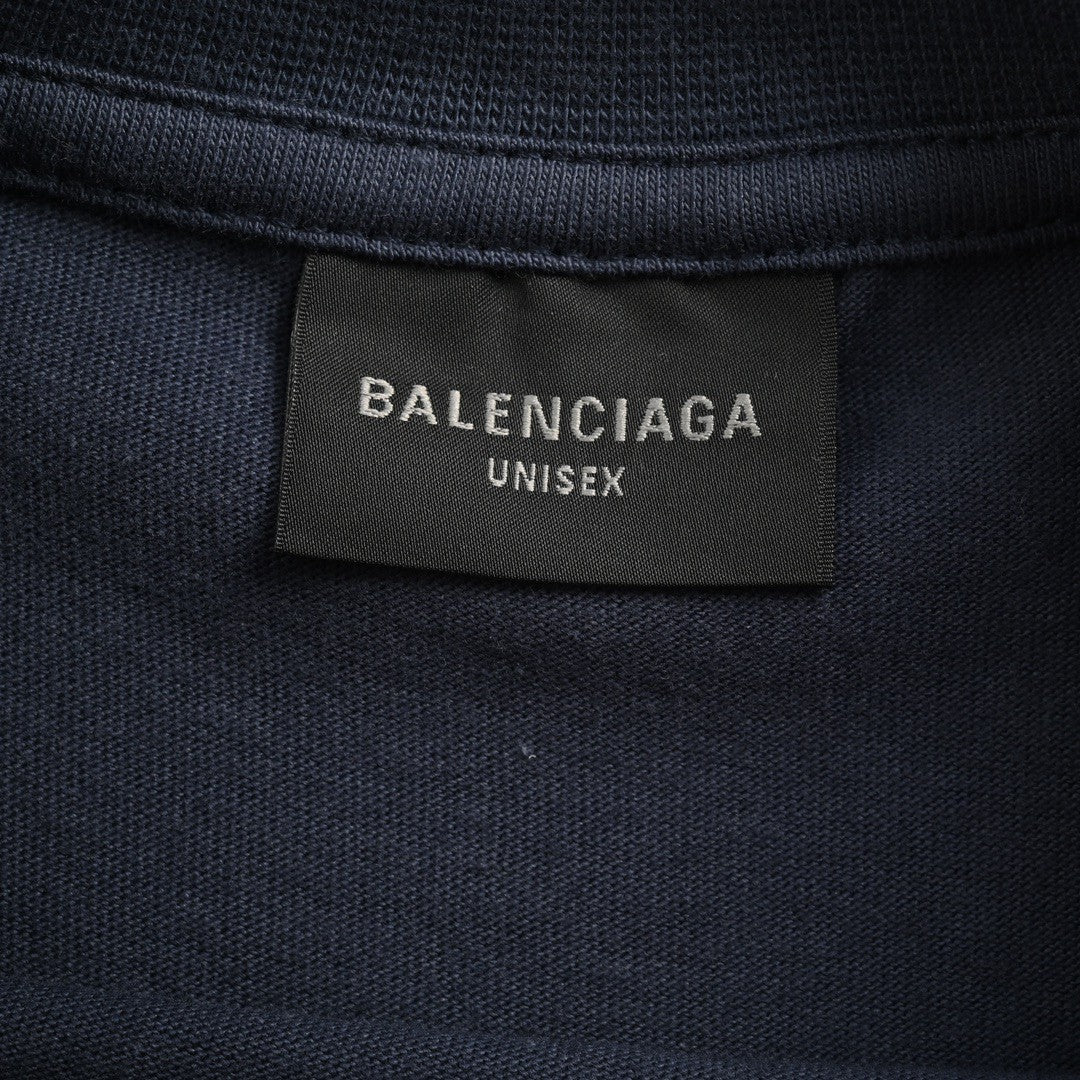 Balenciaga Distressed Logo T-Shirt - outsole - replica sneakers
