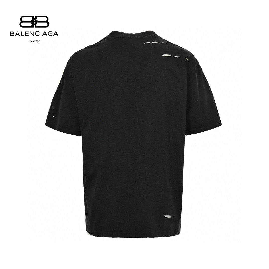 Balenciaga Distressed Logo T-Shirt - outsole - replica sneakers