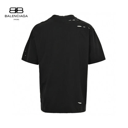 Balenciaga Distressed Logo T-Shirt - outsole - replica sneakers