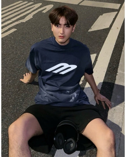 Balenciaga Distressed Logo T-Shirt - logo - replica sneakers