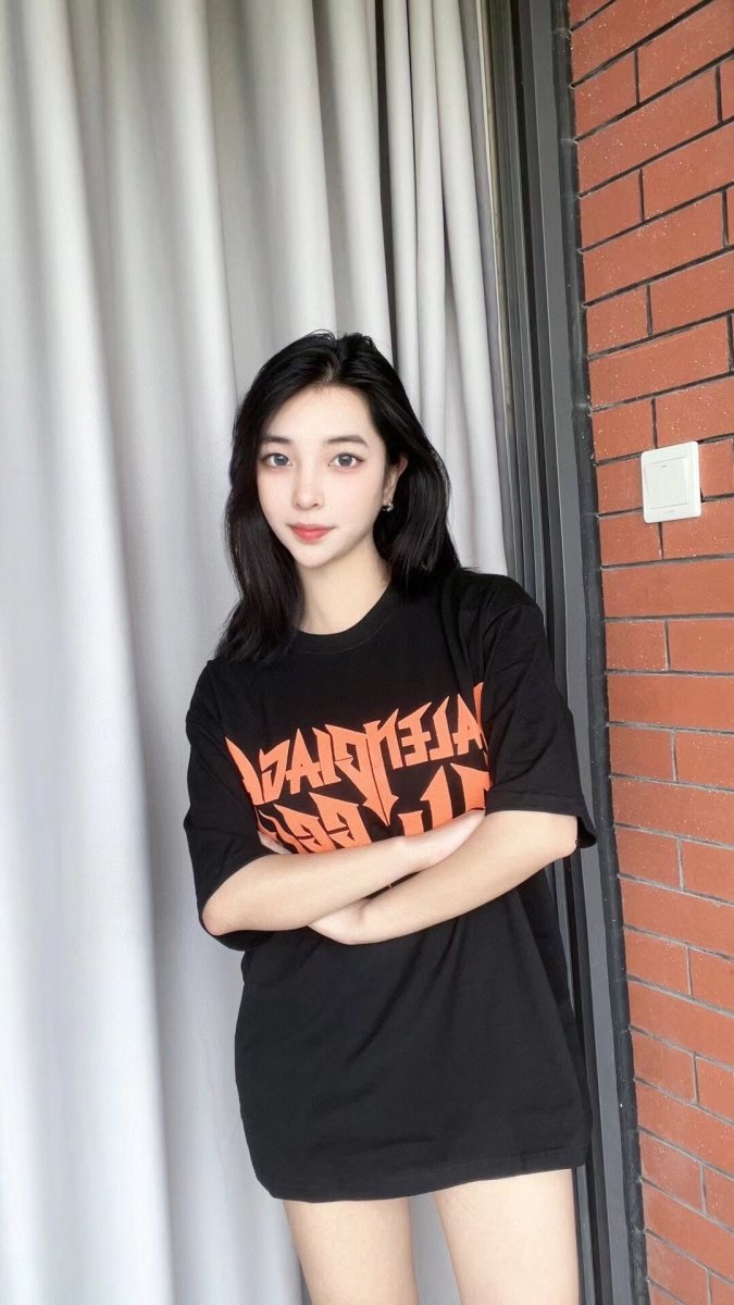Balenciaga Gothic Logo T-Shirt - logo - replica sneakers
