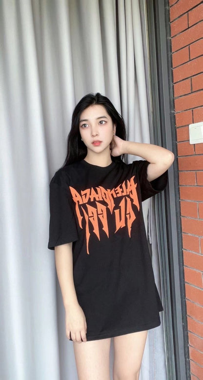 Balenciaga Gothic Logo T-Shirt - logo - replica sneakers