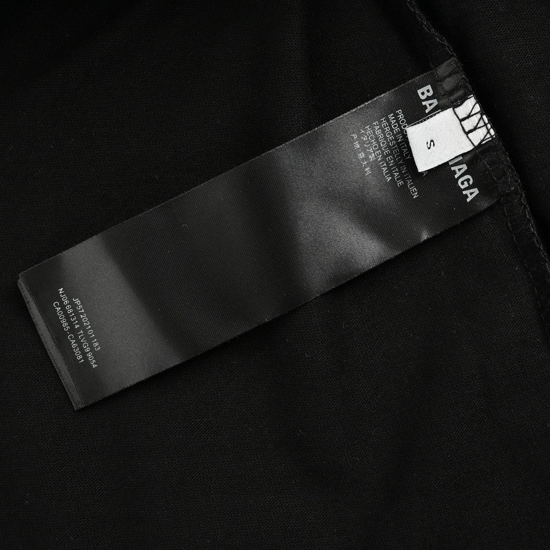 Balenciaga Gradient Logo T-Shirt (Black) - box - replica sneakers