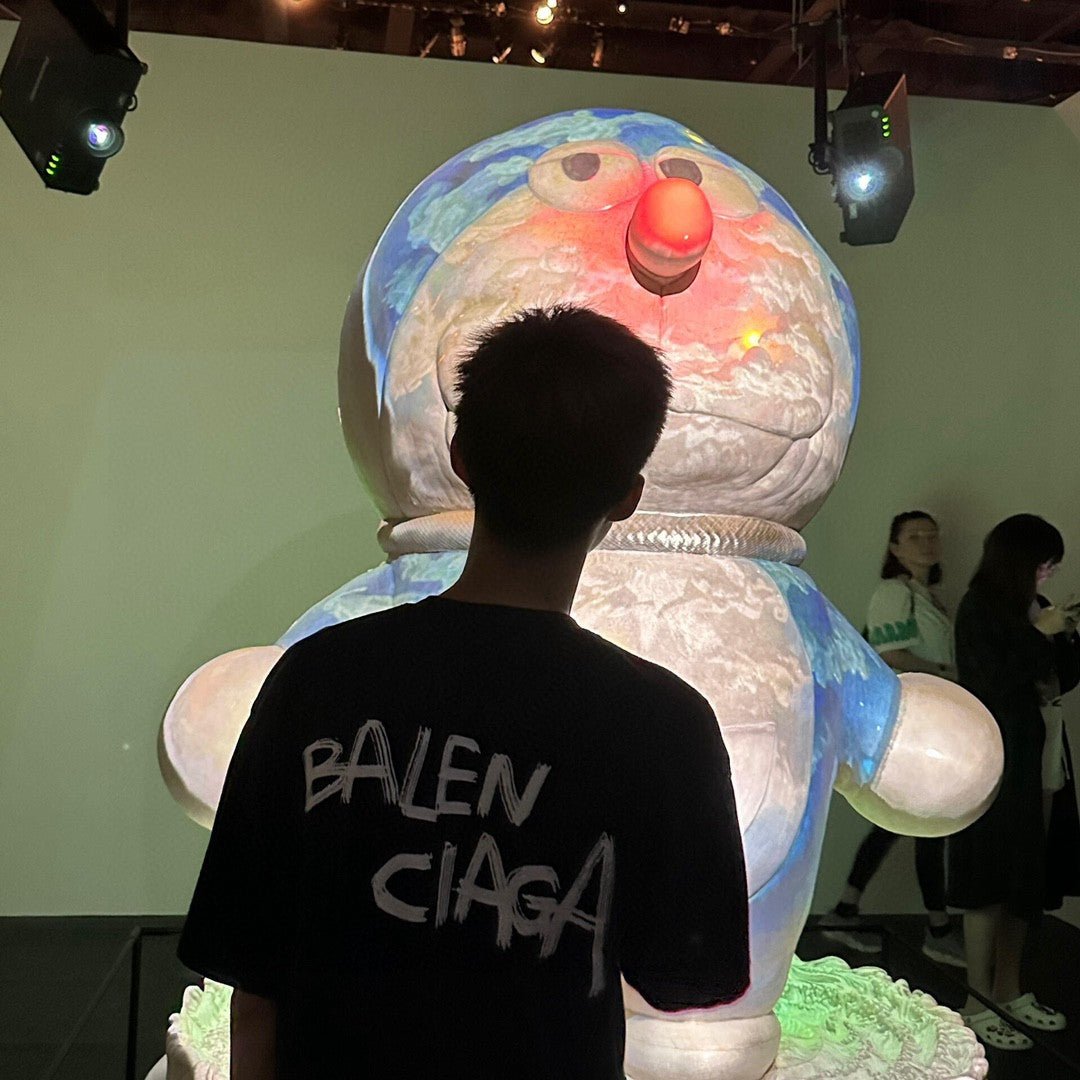 Balenciaga Graffiti Logo Black T-Shirt - logo - replica sneakers