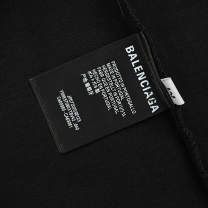 Balenciaga Graffiti Logo Black T-Shirt - box - replica sneakers