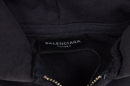 BALENCIAGA ZIP-UP HOODIE WASHED GREY - insole - replica sneakers