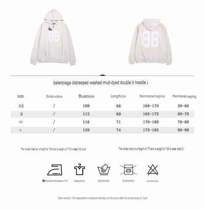 Balenciaga Hoodie - logo - replica sneakers