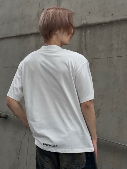 Balenciaga Je t'aime White T-Shirt - logo - replica sneakers