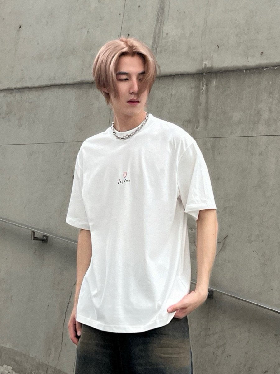 Balenciaga Je t'aime White T-Shirt - logo - replica sneakers