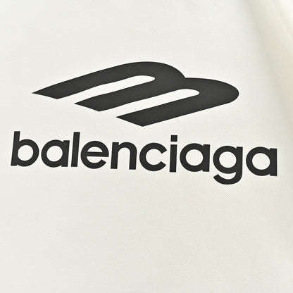 BALENCIAGA LONG SLEEVE LOGO SHIRT WHITE - detail - replica sneakers
