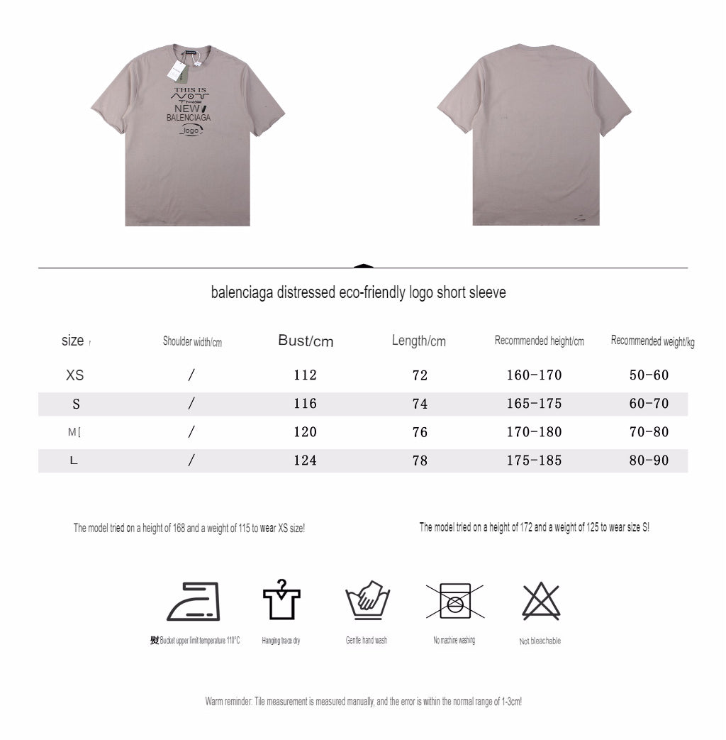 Balenciaga 'This is Not the New Logo' T-Shirt - logo - replica sneakers