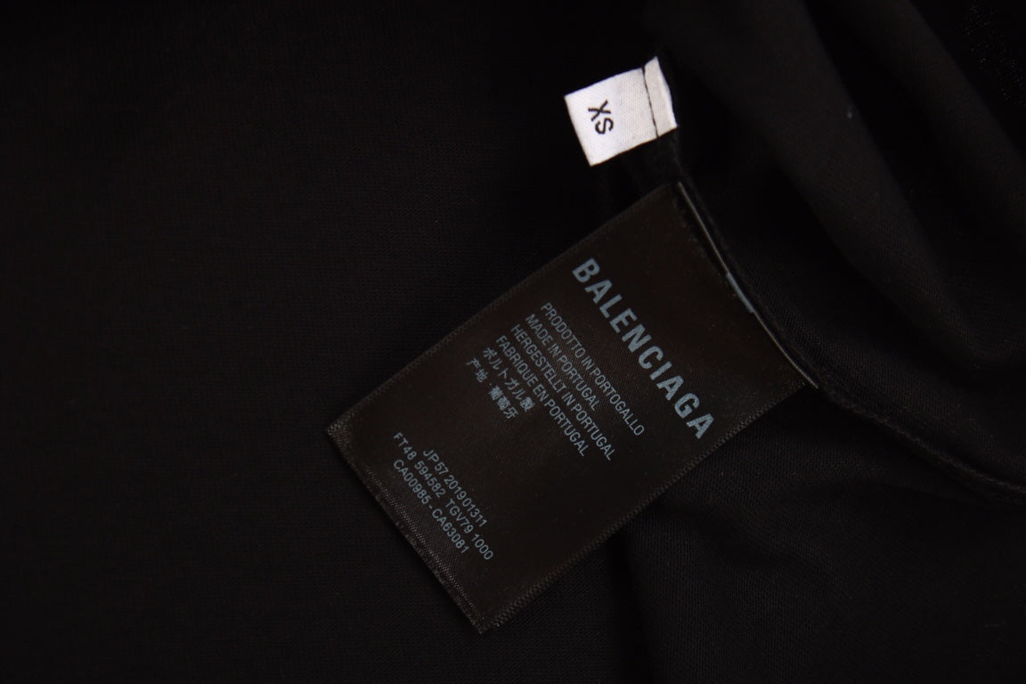 BALENCIAGA FRANCE GRADIENT LOGO T-SHIRT - logo - replica sneakers