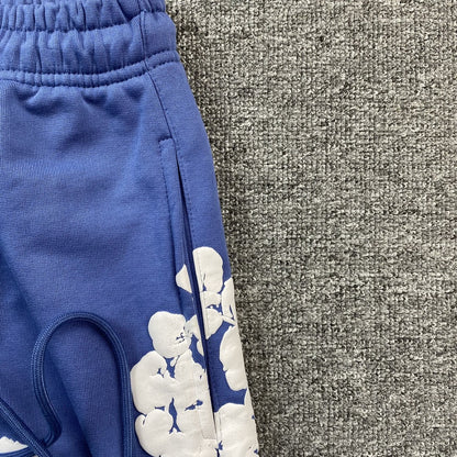 DENIM TEARS COTTON WREATH SWEATPANTS BLUE - box - replica sneakers