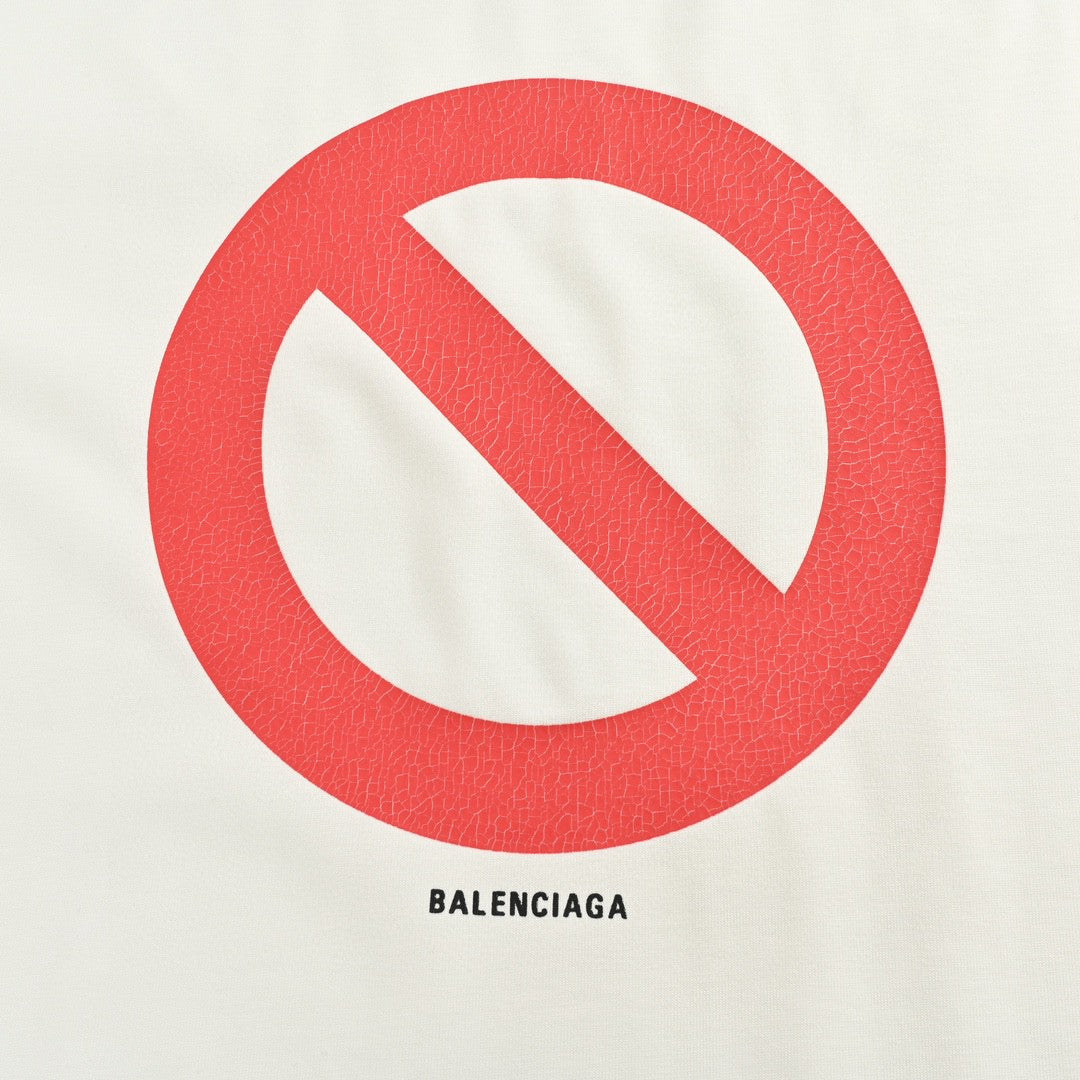 Balenciaga T-Shirt - Prohibition Symbol - insole - replica sneakers
