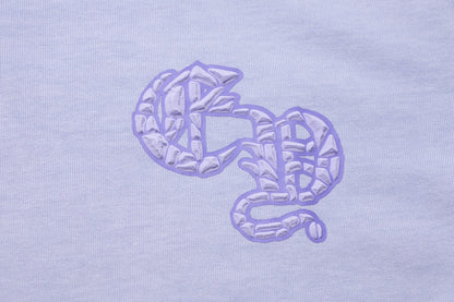 CHROME HEARTS HORSE SHOE LOGO T-SHIRT WASHED LIGHT BLUE - box - replica sneakers