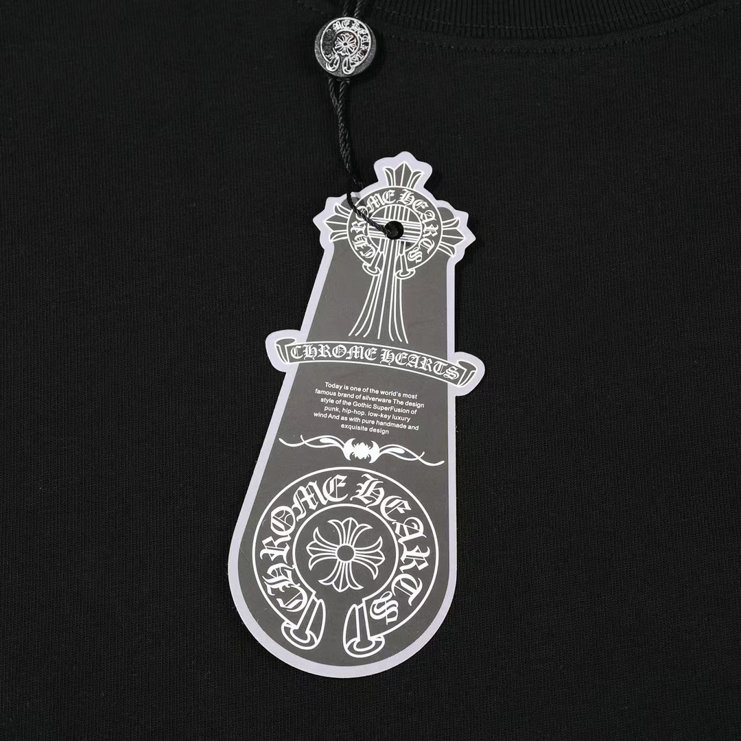 CHROME HEARTS WHITE DOUBLE CROSS T-SHIRT BLACK - insole - replica sneakers