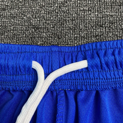 ERIC EMANUEL EE BASIC SHORTS BLUE/ORANGE - close up - replica sneakers