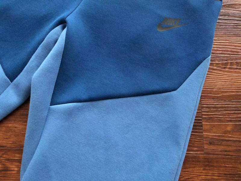 NIKE TECH FLEECE PANTS x DUTCH BLUE/COURT BLUE - box - replica sneakers