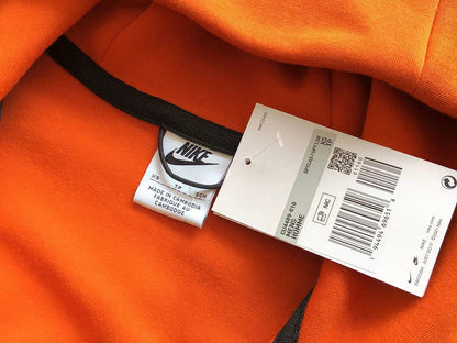 NIKE TECH FLEECE HOODIE x CAMPFIRE ORANGE - logo - replica sneakers