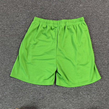 ERIC Emanuel Ee Basic Shorts Slime Green - - Black Unisex Streetwear Limited Edition - The ERIC EMMANUEL EE BASIC SHORTS SLIME GREEN/BLACK - REPLICA deliver the perfect mix of