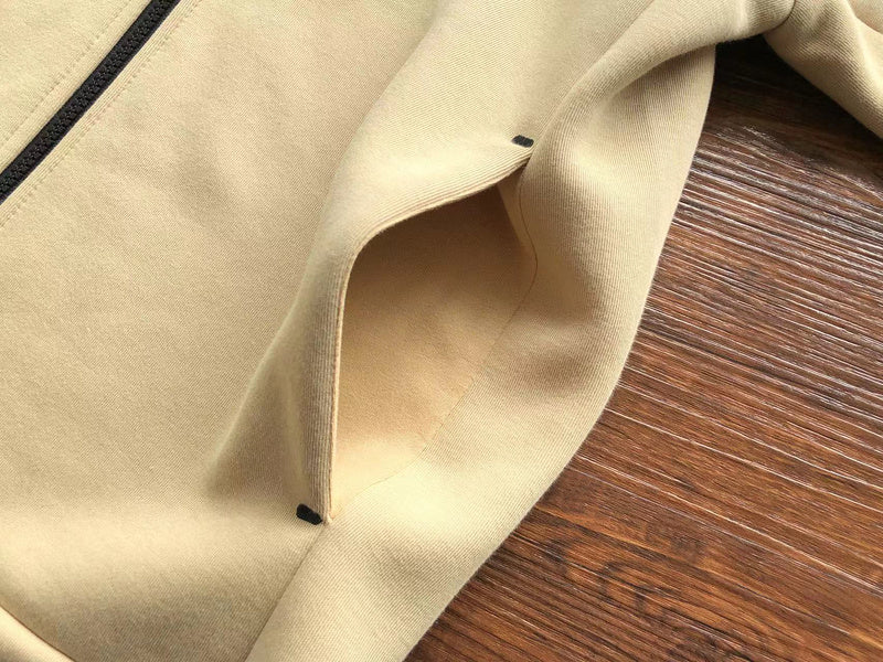 NIKE TECH FLEECE HOODIE x BEACH BROWN - logo - replica sneakers