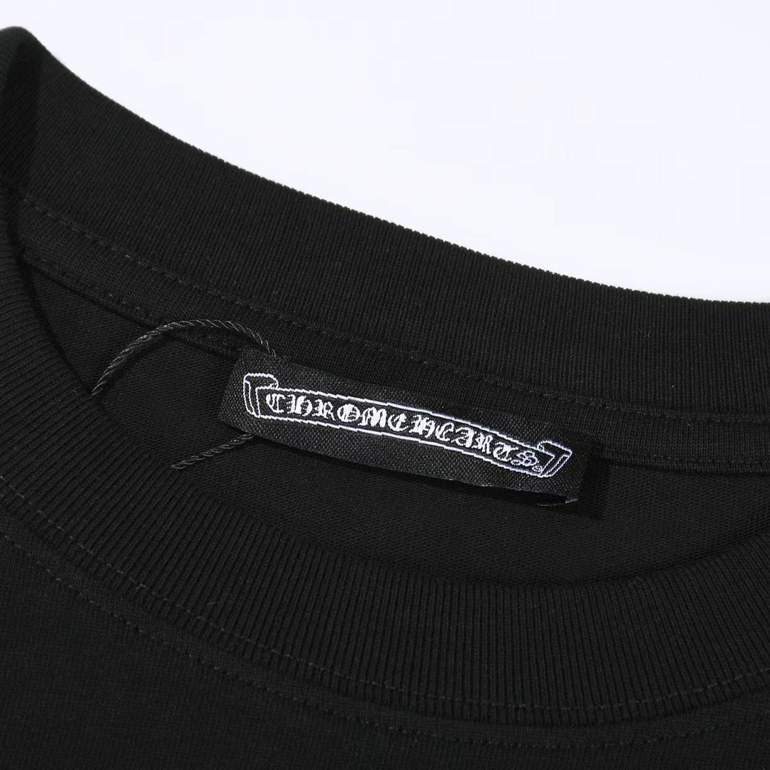 CHROME HEARTS WHITE DOUBLE CROSS T-SHIRT BLACK - outsole - replica sneakers
