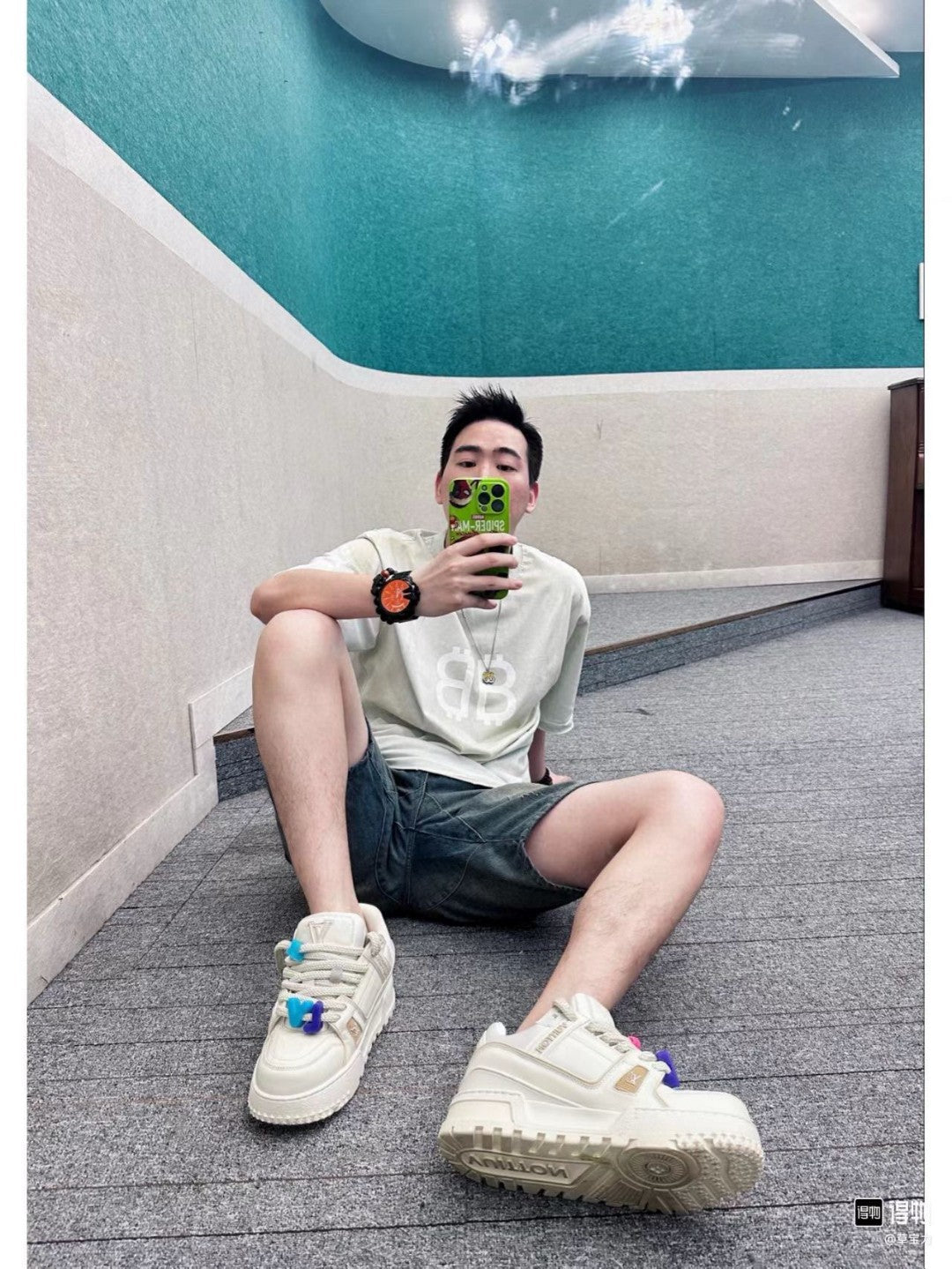 Balenciaga T-Shirt - Double B Graphic - logo - replica sneakers