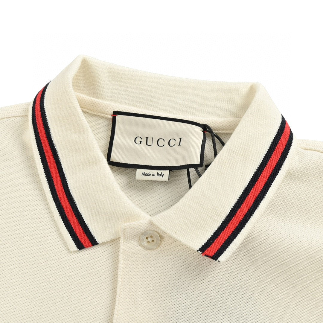 Gucci Flame Logo Polo Shirt - logo - replica sneakers