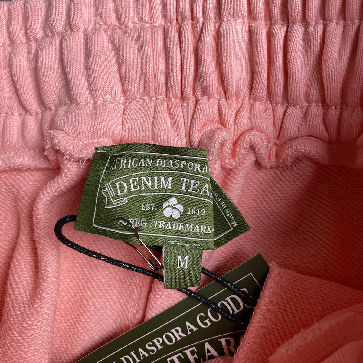 DENIM TEARS COTTON WREATH SWEATPANTS PEACH - detail - replica sneakers