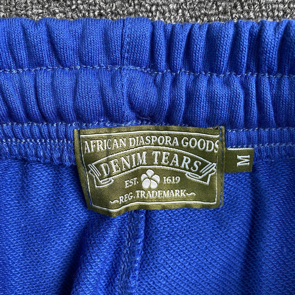 DENIM TEARS COTTON WREATH SWEATPANTS DEEP BLUE - outsole - replica sneakers