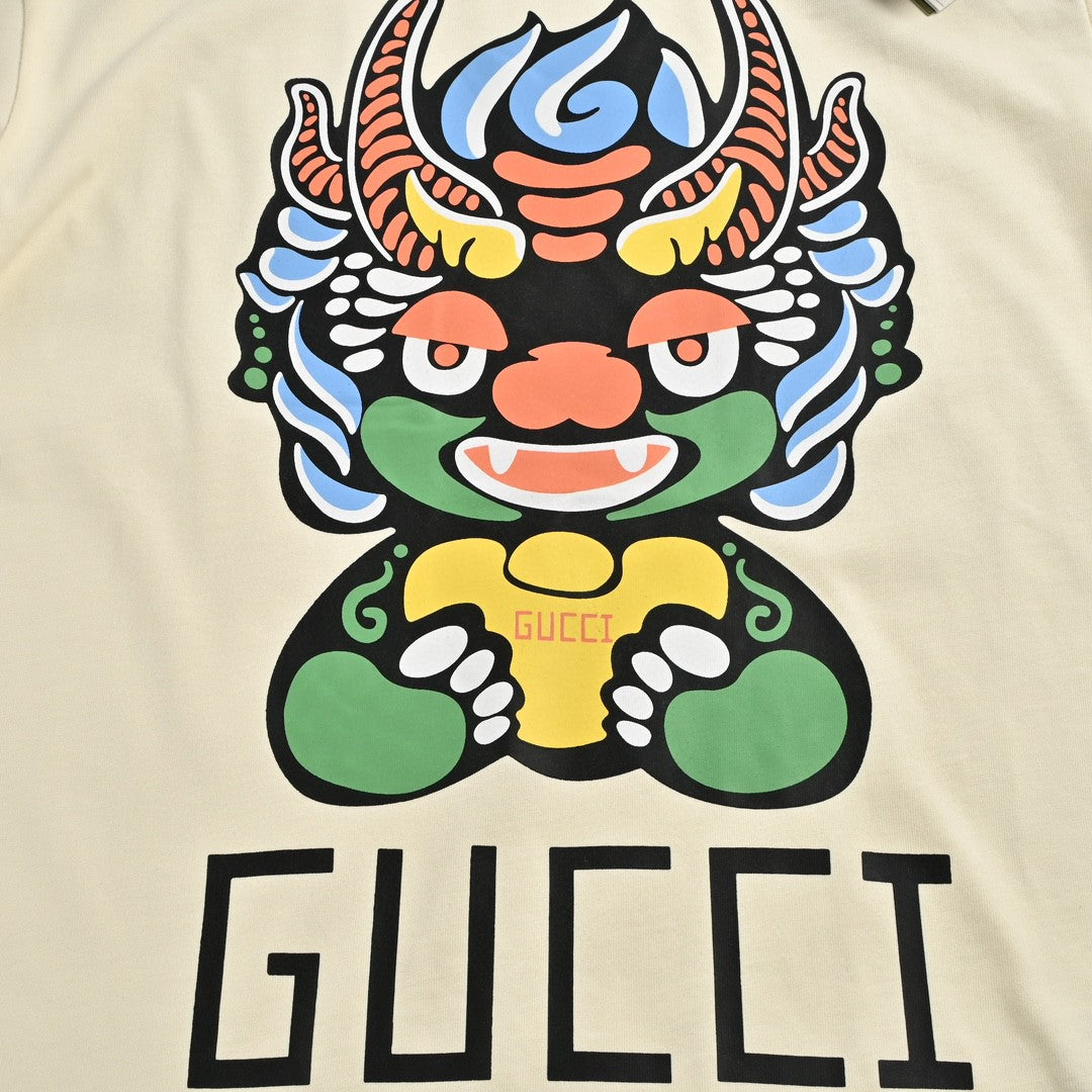Gucci Dragon Graphic T-shirt - logo - replica sneakers