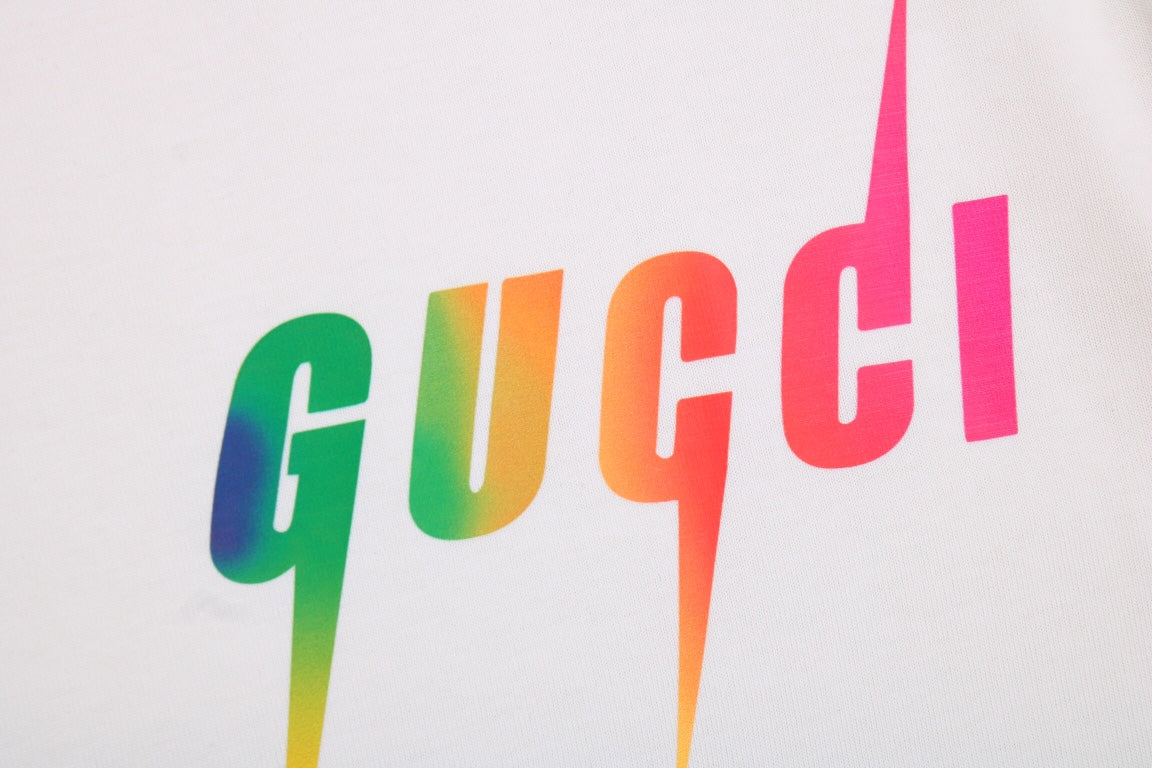Gucci Lightning Logo T-Shirt (Cream) - logo - replica sneakers