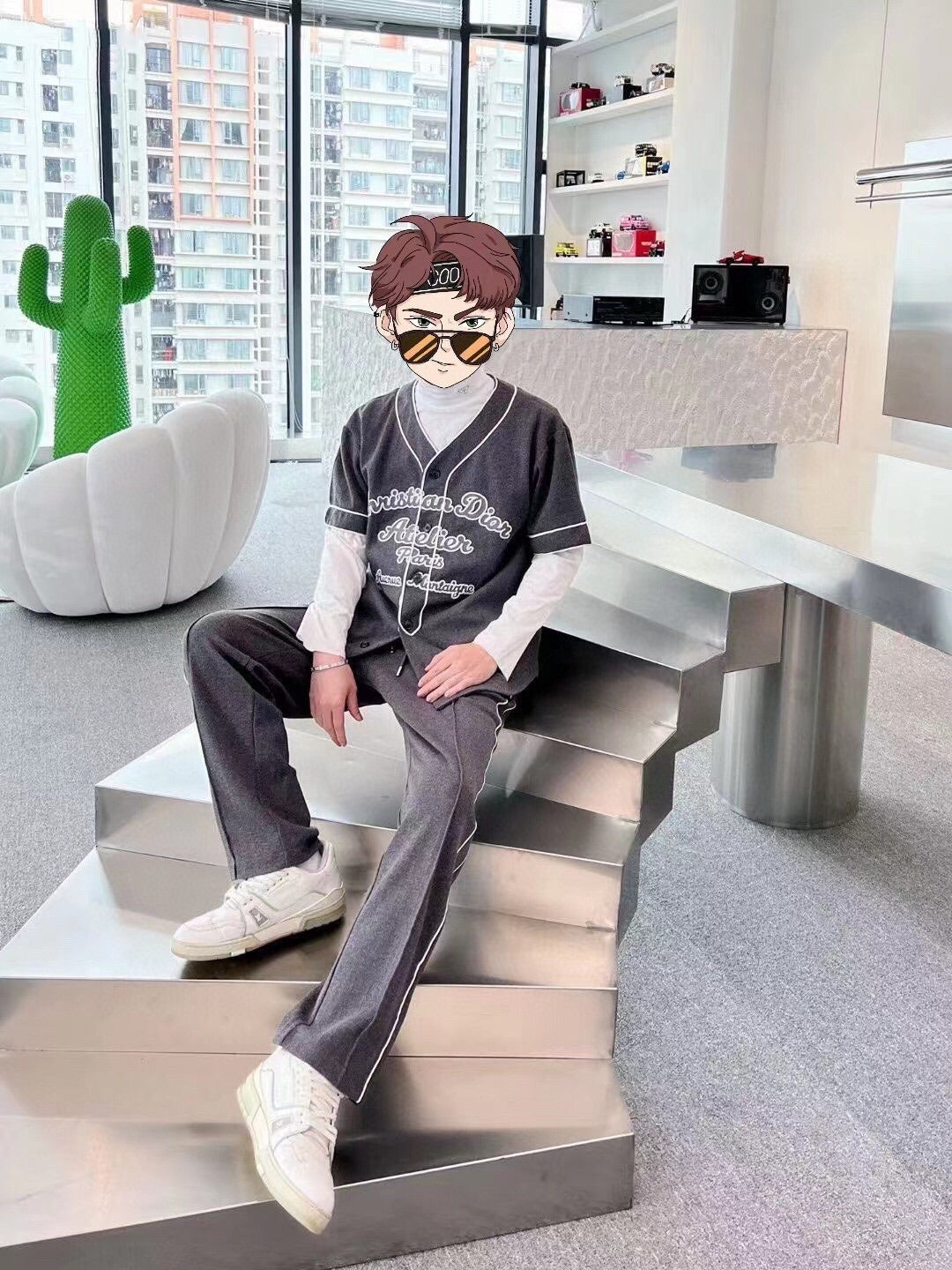 Christian Dior Atelier Paris Baseball Shirt - logo - replica sneakers