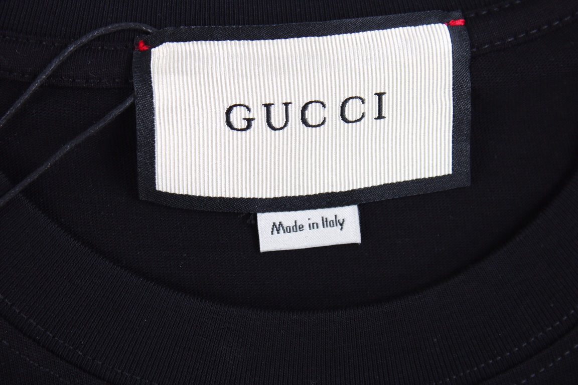 Gucci Mushroom Cluster T-Shirt (Black) - logo - replica sneakers