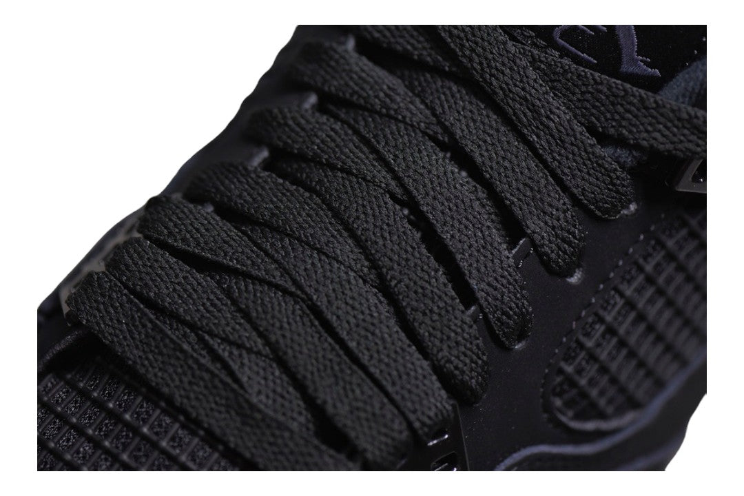 JORDAN 4 BLACK CAT - logo - replica sneakers
