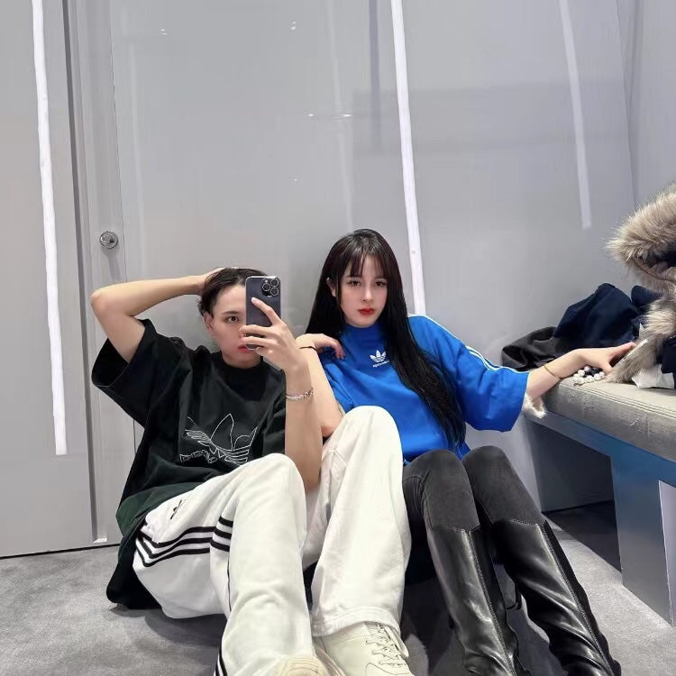 Balenciaga T-shirt with Adidas Logo - box - replica sneakers