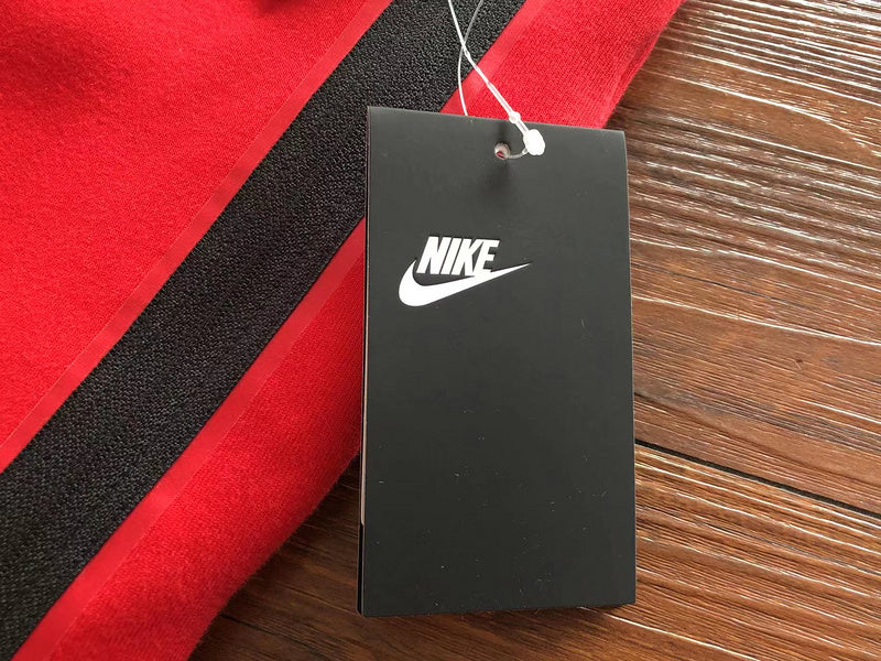 NIKE TECH FLEECE PANTS x UNIVERSITY RED - box - replica sneakers