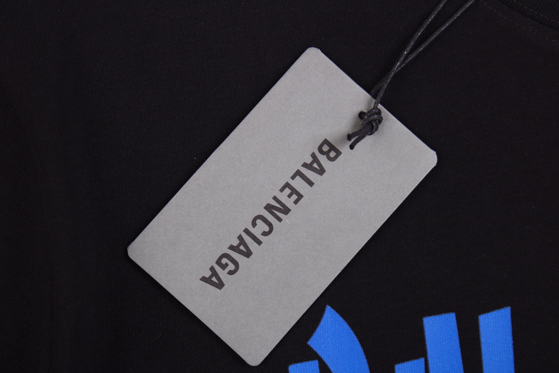 BALENCIAGA FRANCE GRADIENT LOGO T-SHIRT - insole - replica sneakers