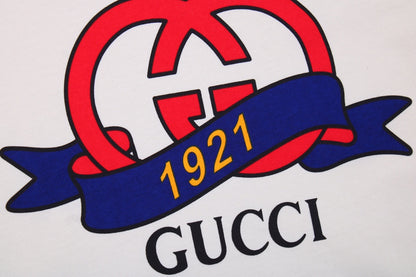 Gucci 1921 Anniversary T-Shirt - White - logo - replica sneakers