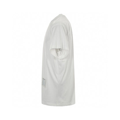 Balenciaga White T-Shirt with Label Detail - logo - replica sneakers